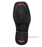 Kids Toddler Western Cowboy Boots Pull On Square Toe Brown - #197