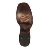 Mens Frances Cognac Chelsea Leather Boots - Square Toe