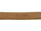 Buttercup Western Cowboy Belt Anteater Print Leather - Silver Buckle