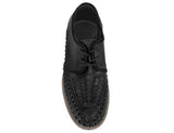 Mens #198 Black Authentic Mexican Huaraches - Closed Toe