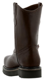 Mens S700RA Brown Durable Leather Construction Steel Toe Work Boots