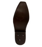 Kids FLWR White Western Cowboy Boots Floral Leather - Snip Toe