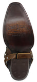 Womens Jane Light Brown Western Boots Removable Straps - Snip Toe