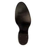 Mens #110 Black Alligator Back Print Leather Cowboy Boots - Round Toe