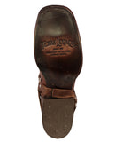 Womens Dallas Cognac Western Boots Leather Removable Straps - Square Toe