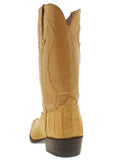 Men's Yellow Buttercup All Real Crocodile Skin Head Cut Cowboy Boots J Toe - BD1