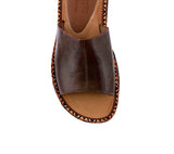 Mens 449 Brown Leather Mexican Leather Huaraches Open Toe Sandals