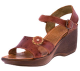 Womens Authentic Huaraches Real Leather Sandals Cognac - #003