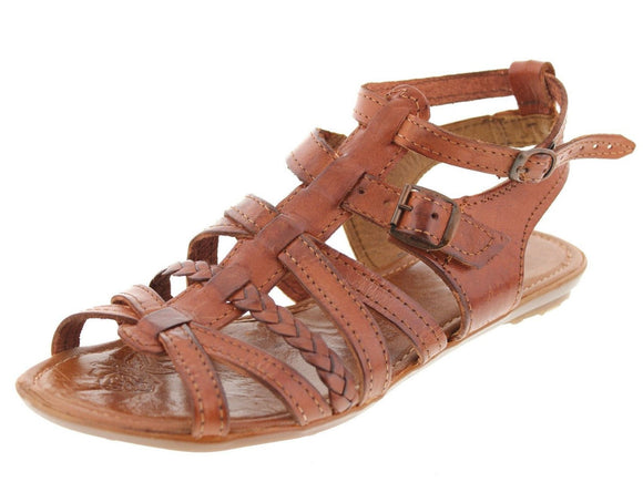 Womens Authentic Huaraches Real Leather Sandals Cognac - #552