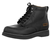Mens 400RA Black Work Boots Slip Resistant - Soft Toe