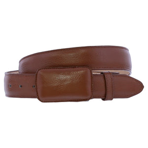 Chedron Western Cowboy Belt Solid Grain Leather - Rodeo Buckle