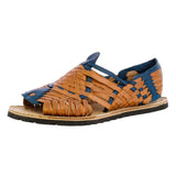 Mens Pachuco Blue Real Leather Mexican Huaraches Open Toe