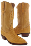 Men's Buttercup Real Crocodile Skin Tail Cut Cowboy Boots - J Toe