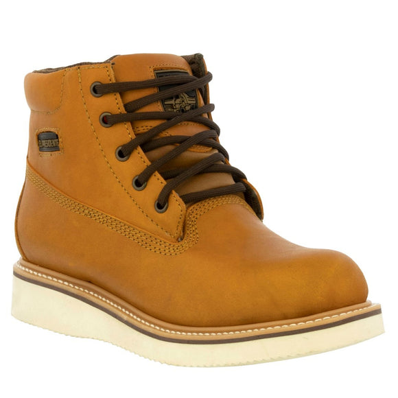 Mens 600RALight Brown Work Boots Slip Resistant - Soft Toe
