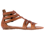 Womens Authentic Huaraches Real Leather Sandals Gladiator Light Brown - #541