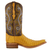 Mens Buttercup Crocodile Tail Skin Cowboy Boots - 3X Toe