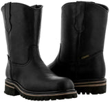 Mens 700TR2 Black Leather Construction Durable Work Boots