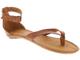 Womens Authentic Huaraches Real Leather Sandals Cognac - #550