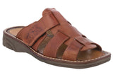 Mens 660 Chedron Leather Mexican Huarache Sandals Open Toe