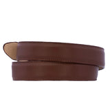 Chedron Western Cowboy Belt Solid Leather - Silver Buckle