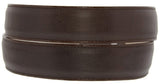 Brown Western Cowboy Belt Solid Grain Leather - Rodeo Buckle