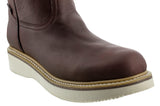 Mens 700RA Burgundy Leather Construction Work Boots
