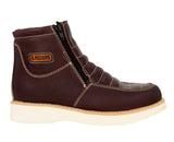 Mens 300RA Burgundy Work Boots Slip Resistant - Soft Toe