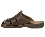 Mens Brown Sandals Classic Slip On Huaraches Genuine Leather Handmade - #661