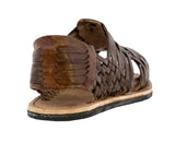 Mens Light Brown Authentic Mexican Huarache Leather Sandals Open Toe - Pachuco