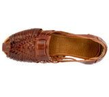 Womens Authentic Huaraches Real Leather Sandals Cognac - #110