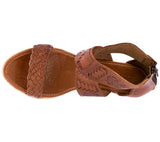 Womens Authentic Huaraches Real Leather Sandals Light Brown - #2031