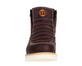 Mens 300RA Burgundy Work Boots Slip Resistant - Soft Toe