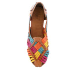 Womens F106 Rainbow Authentic Huaraches Real Leather Sandals
