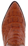 Chedron Leather Cowboy Boots Real Crocodile Tail Skin J Toe