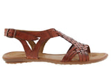 Womens Authentic Huaraches Real Leather Sandals Cognac - #231