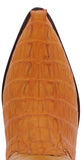 Mango Leather Cowboy Boots Real Crocodile Tail Skin J Toe