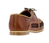 Womens Authentic Huaraches Real Leather Sandals Lace Up Cognac - #91