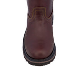 Mens 700TR Burgundy Leather Construction Work Boots