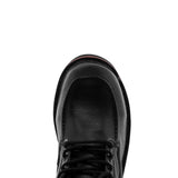 Mens T10RA Black Leather Work Boots Slip Resistant Soft Toe