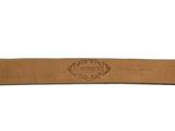Black Western Cowboy Belt Shark Print Leather - Silver Buckle