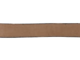 Brown Western Belt Crocodile Tail Print Leather - Silver Buckle