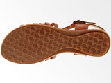 Womens Authentic Huaraches Real Leather Sandals Cognac - #402