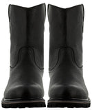 Mens 700TR2 Black Leather Construction Durable Work Boots