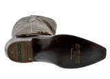 Womens Hayek Dark Brown Leather Cowboy Boots Studded - Snip Toe